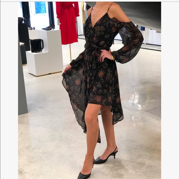 PAIGE Dresses & Skirts - PAIGE off the shoulder wrap dress